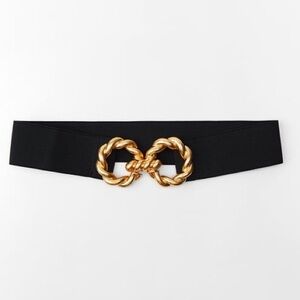 ZARA Gold Stretch Belt